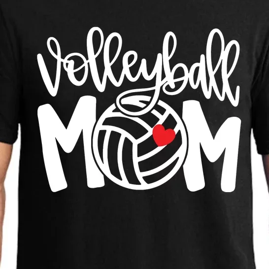 Volleyball Mom Cute Mom Life Volleyball Game Day Cheer Mom Pajama Set