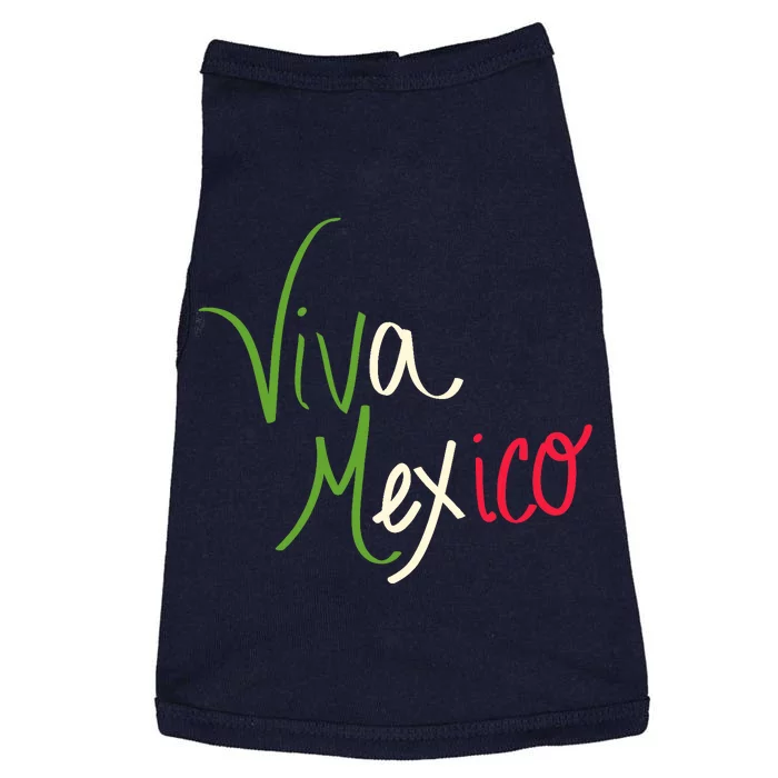 Viva Mexico Cinco De Mayo Mexican Independence Day Doggie Tank