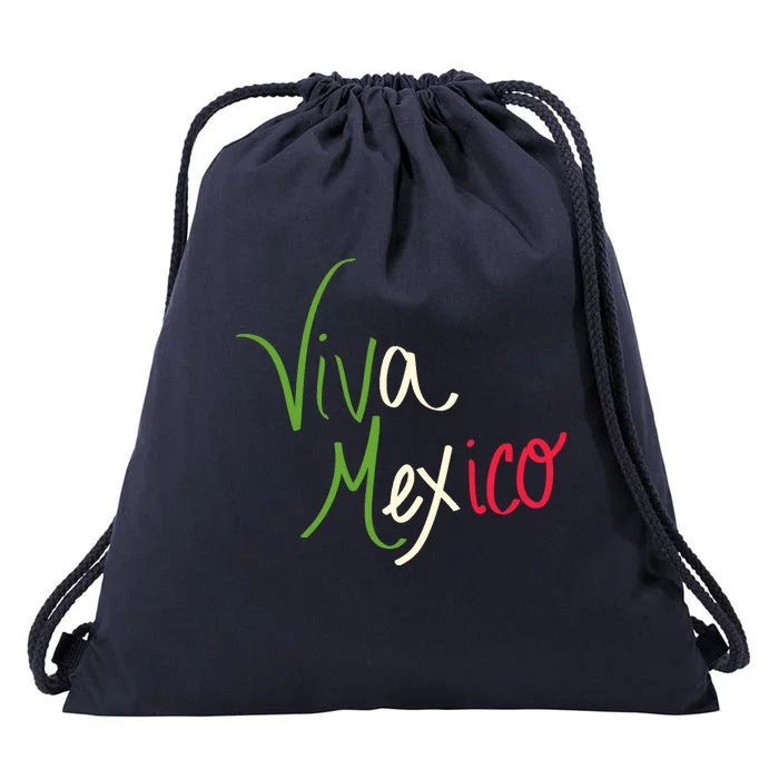 Viva Mexico Cinco De Mayo Mexican Independence Day Drawstring Bag