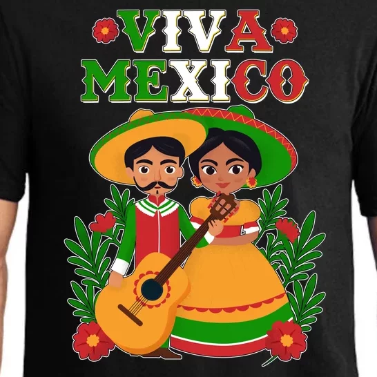 Viva Mexico Celebrate Mexican Independence Day Pajama Set