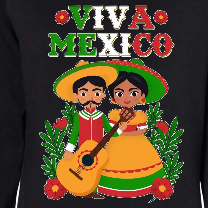 Viva Mexico Celebrate Mexican Independence Day Womens California Wash Sweatshirt