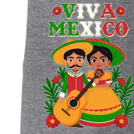 Viva Mexico Celebrate Mexican Independence Day Doggie 3-End Fleece Hoodie