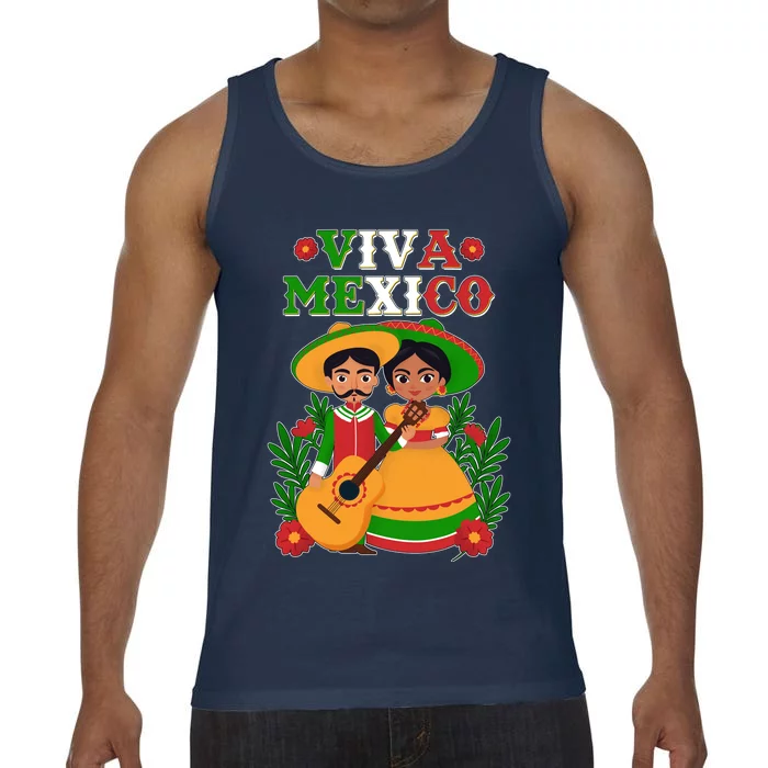 Viva Mexico Celebrate Mexican Independence Day Comfort Colors® Tank Top