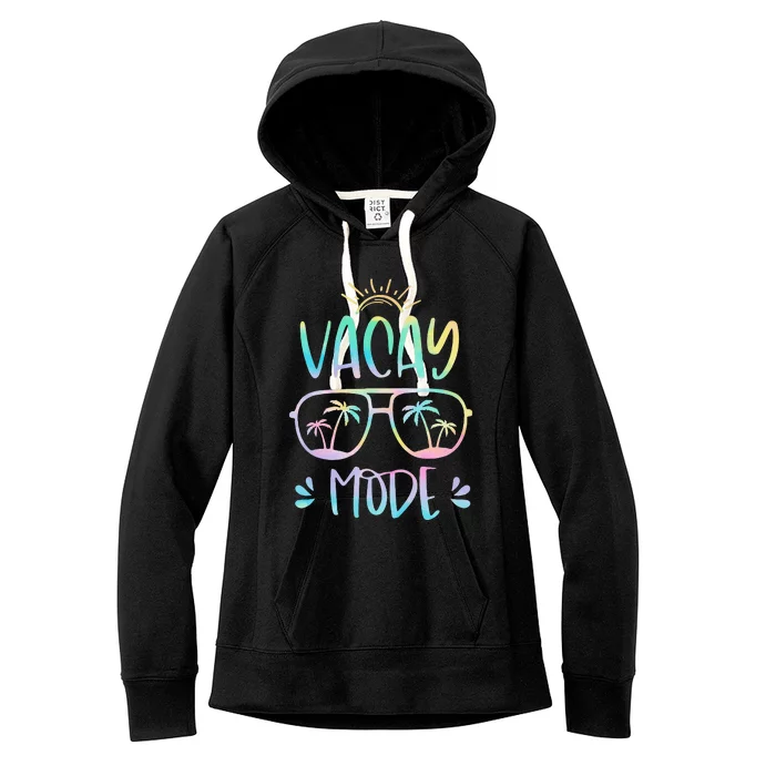 Vacay Mode Cute Vacation Summer Cruise Getaway Holiday Women's Fleece Hoodie