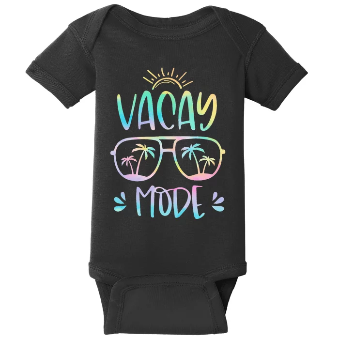 Vacay Mode Cute Vacation Summer Cruise Getaway Holiday Baby Bodysuit