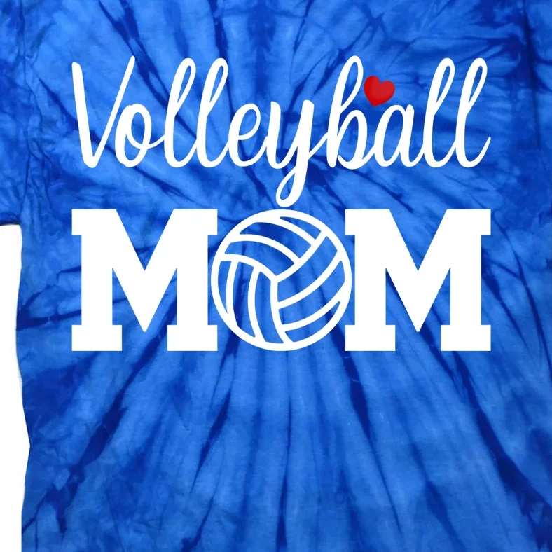 Volleyball Mom Cute Mom Life Volleyball Game Day Cheer Mom Gift Tie-Dye T-Shirt