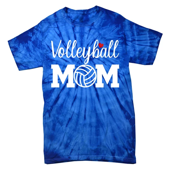 Volleyball Mom Cute Mom Life Volleyball Game Day Cheer Mom Gift Tie-Dye T-Shirt