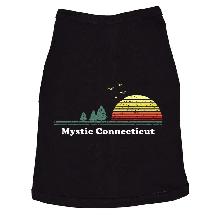 Vintage Mystic Connecticut Sunset Souvenir Doggie Tank