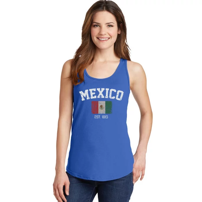 Vintage Mexico City Est 1810 Gift Great Gift Ladies Essential Tank