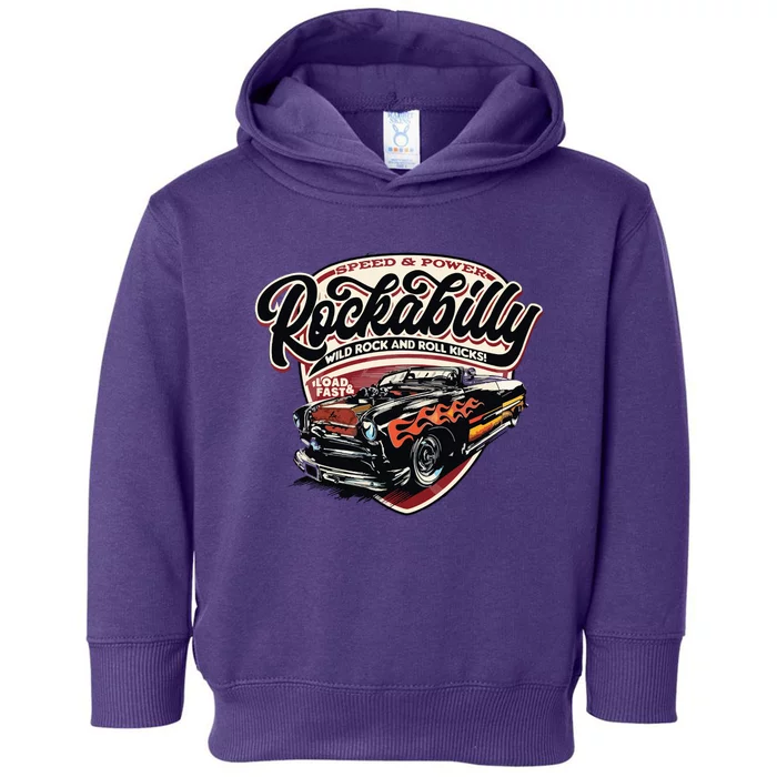 Vintage Muscle Car Graphic Toddler Hoodie