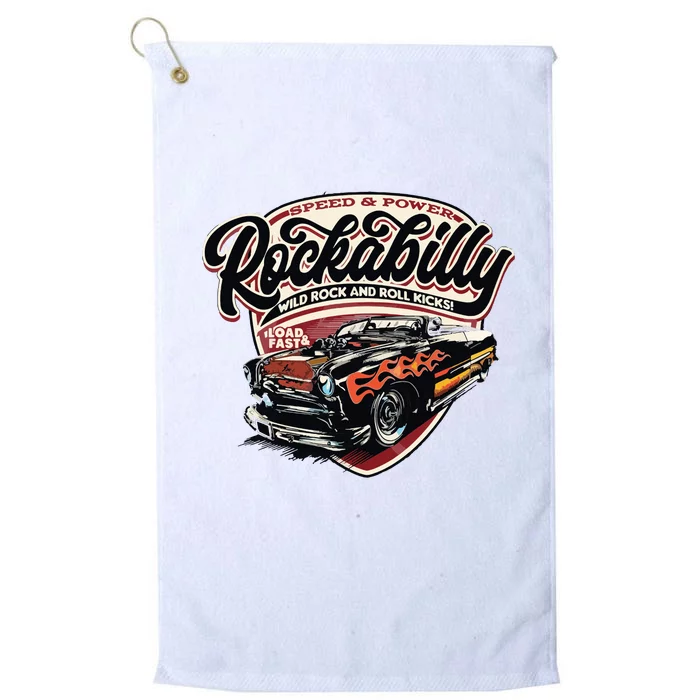 Vintage Muscle Car Graphic Platinum Collection Golf Towel