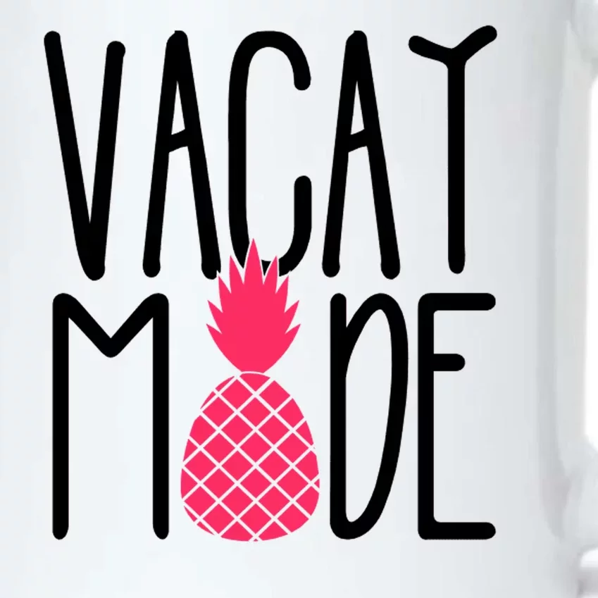 Vacay Mode Cute Pineapple Black Color Changing Mug