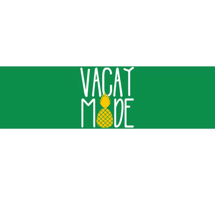 Vacay Mode Cute Pineapple Bumper Sticker