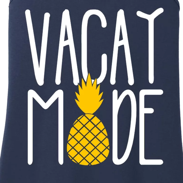 Vacay Mode Cute Pineapple Ladies Essential Tank