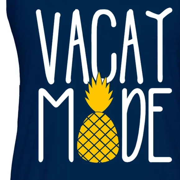 Vacay Mode Cute Pineapple Ladies Essential Flowy Tank