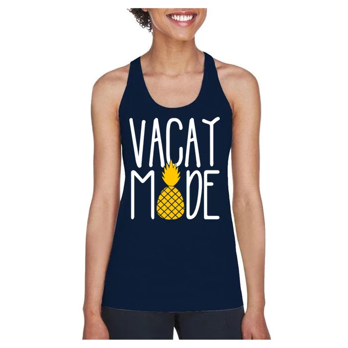 Vacay Mode Cute Pineapple Women's Racerback Tank