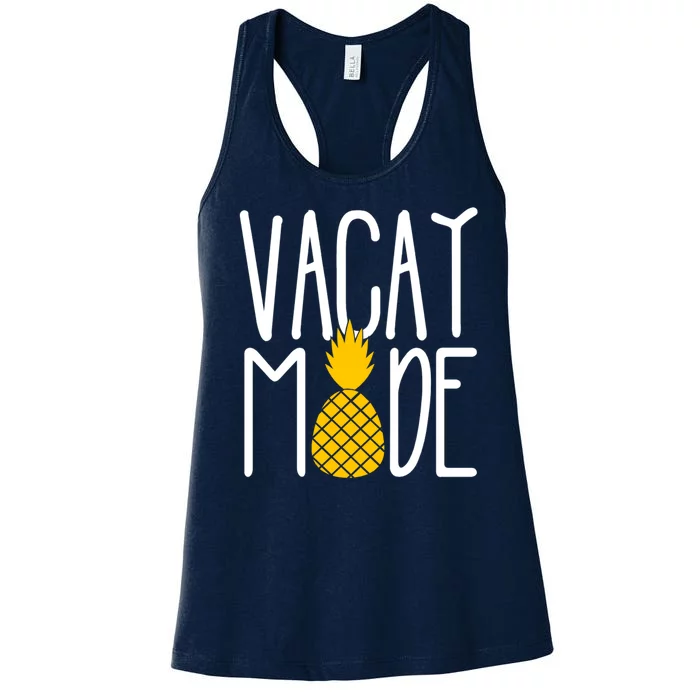 Vacay Mode Cute Pineapple Women's Racerback Tank