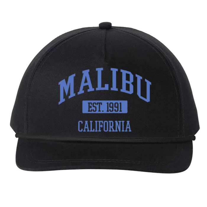 Varsity Malibu California Snapback Five-Panel Rope Hat