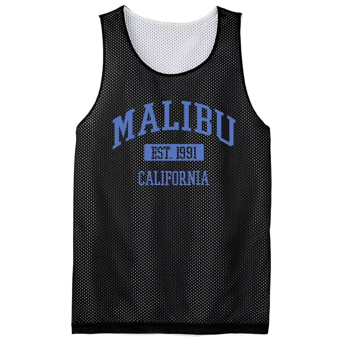 Varsity Malibu California Mesh Reversible Basketball Jersey Tank