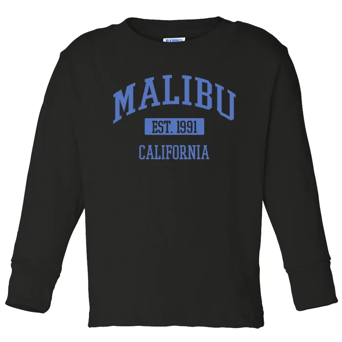 Varsity Malibu California Toddler Long Sleeve Shirt