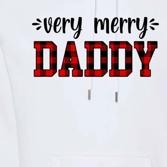 Very Merry Daddy Christmas Holiday Dad Family Time Winter Premium Hoodie