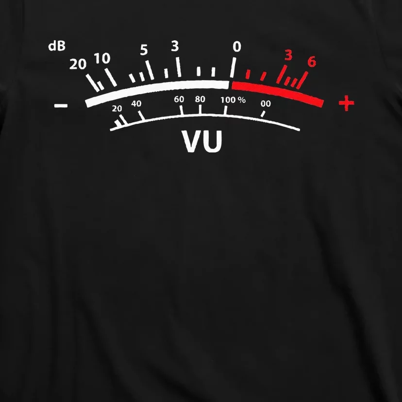 VU Meter dB DJ T-Shirt