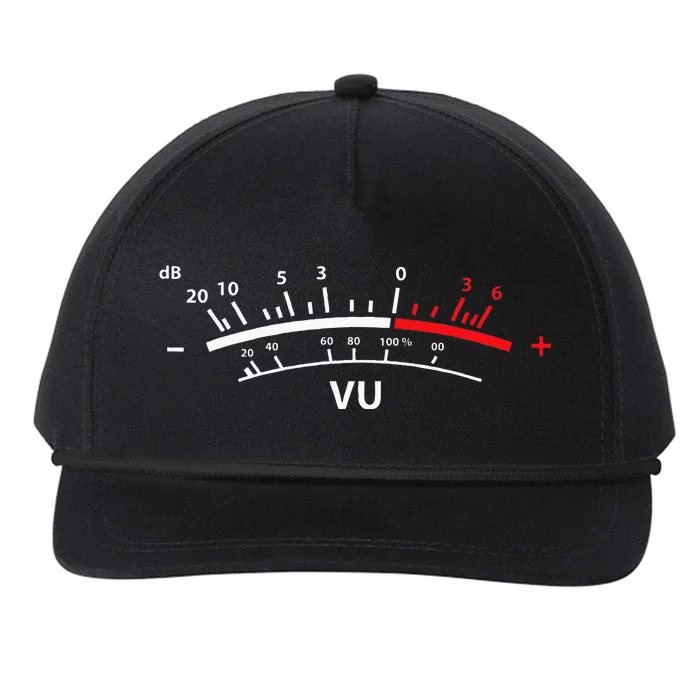 VU Meter DB DJ Snapback Five-Panel Rope Hat