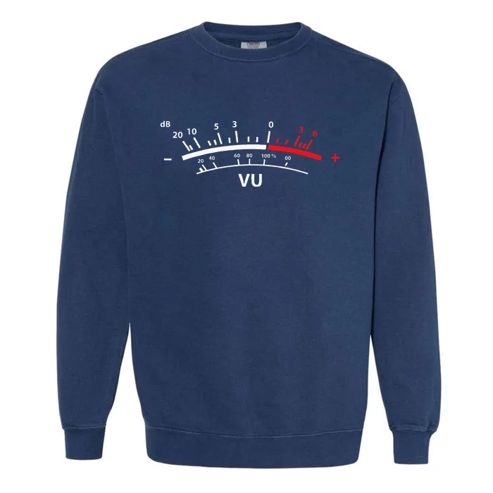 VU Meter DB DJ Garment-Dyed Sweatshirt