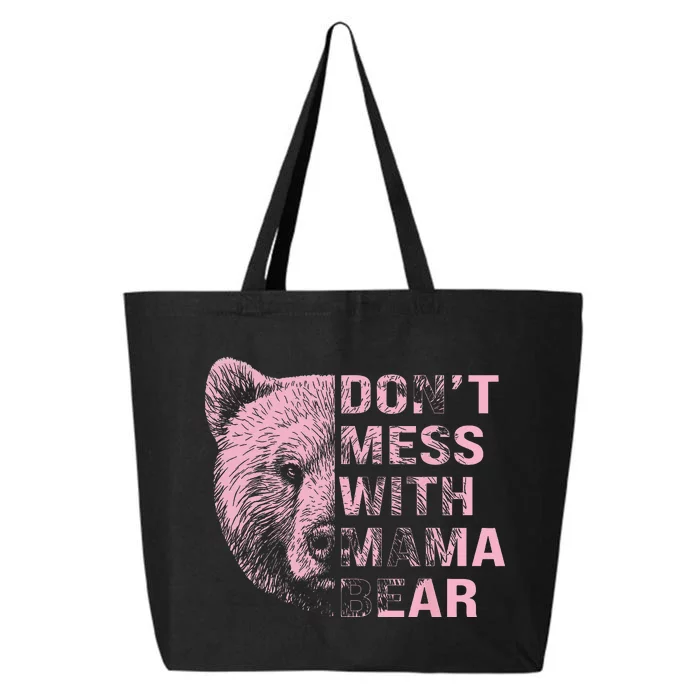 Vintage Mothers Day Don't Mess with Mama Bear Gifts 25L Jumbo Tote