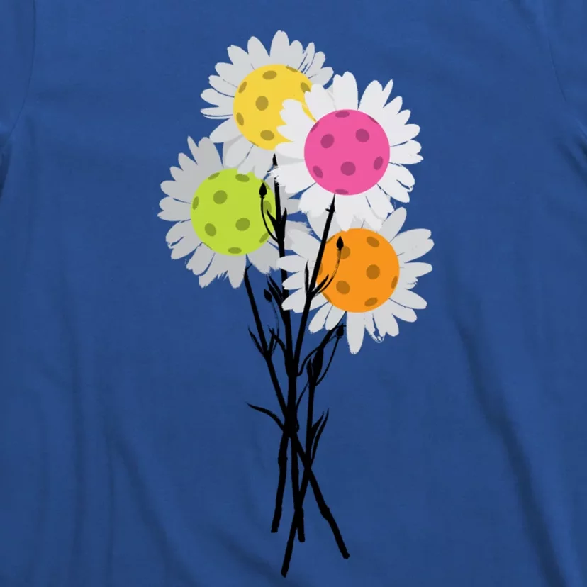 ValentineS MotherS Day Pickleball Flower Bouquet Pretty Gift T-Shirt