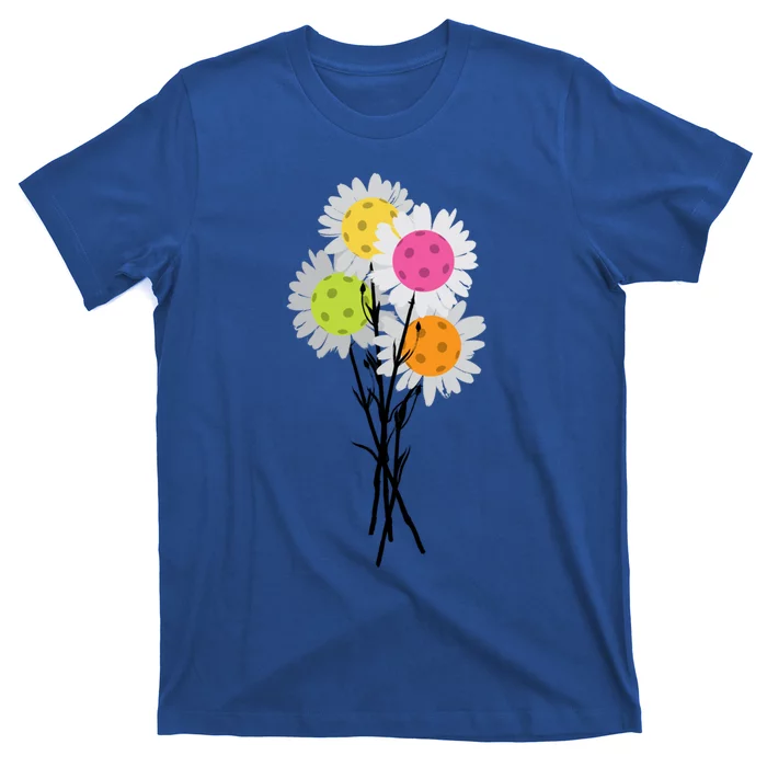 ValentineS MotherS Day Pickleball Flower Bouquet Pretty Gift T-Shirt