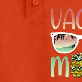 Vacay Mode Funny Ananas With Sunglasses In Vacay Mode Gift Dry Zone Grid Performance Polo