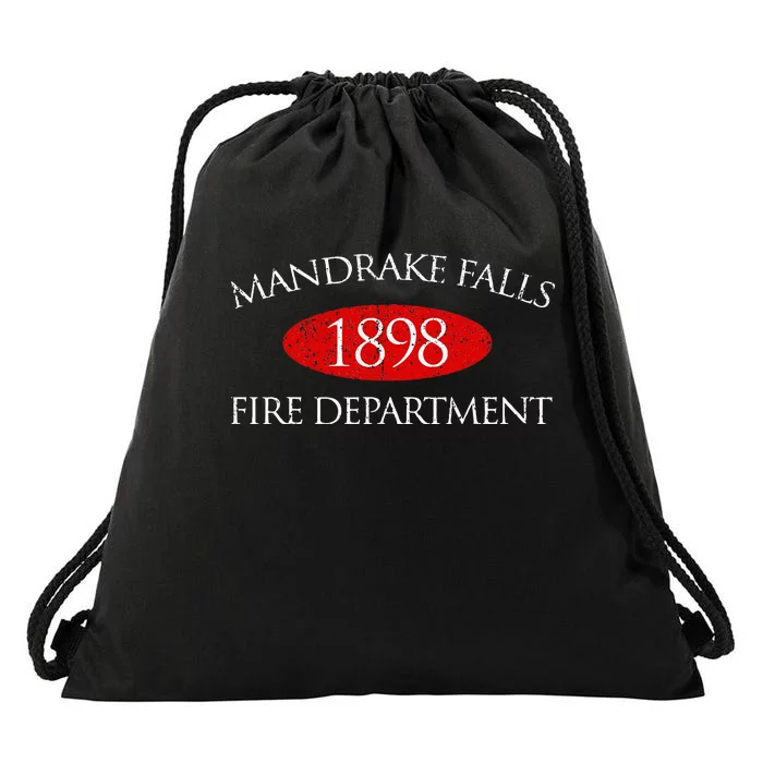 Vintage Mandrake Falls Fire Department Drawstring Bag