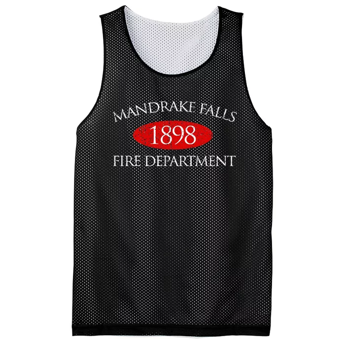 Vintage Mandrake Falls Fire Department Mesh Reversible Basketball Jersey Tank