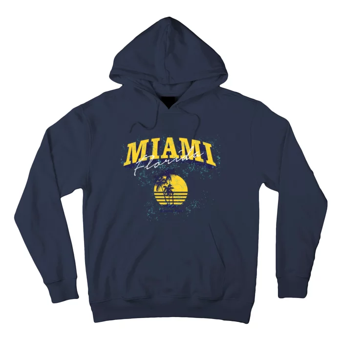 Vintage Miami Florida Beach Fun Hoodie