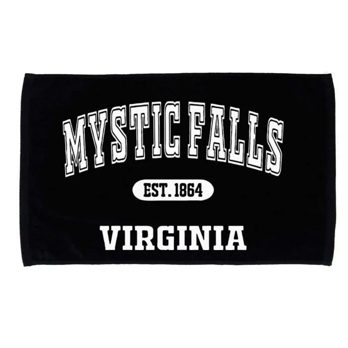 Vintage Mystic Falls Virginia Retro Men Women Fan Microfiber Hand Towel