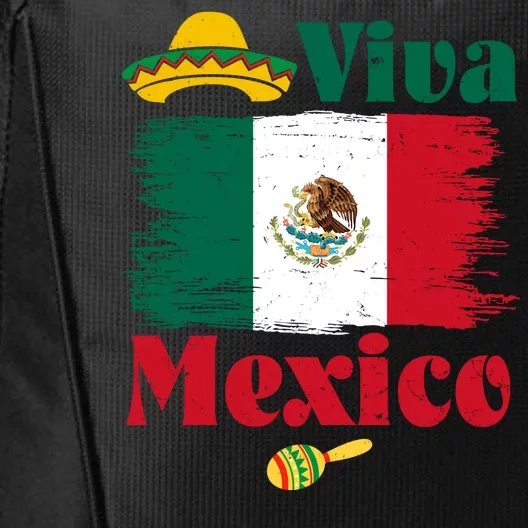 Viva Mexico Flag Mexican Independence Day City Backpack