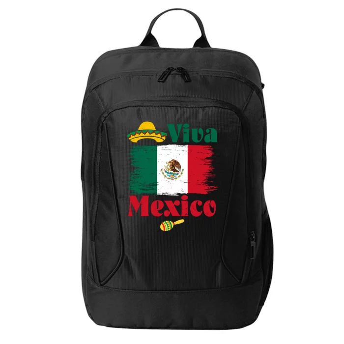 Viva Mexico Flag Mexican Independence Day City Backpack