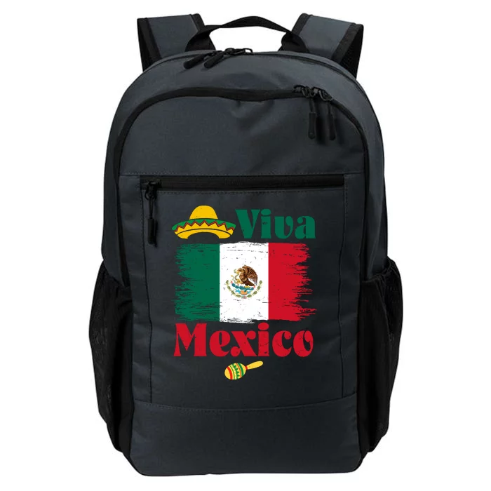 Viva Mexico Flag Mexican Independence Day Daily Commute Backpack