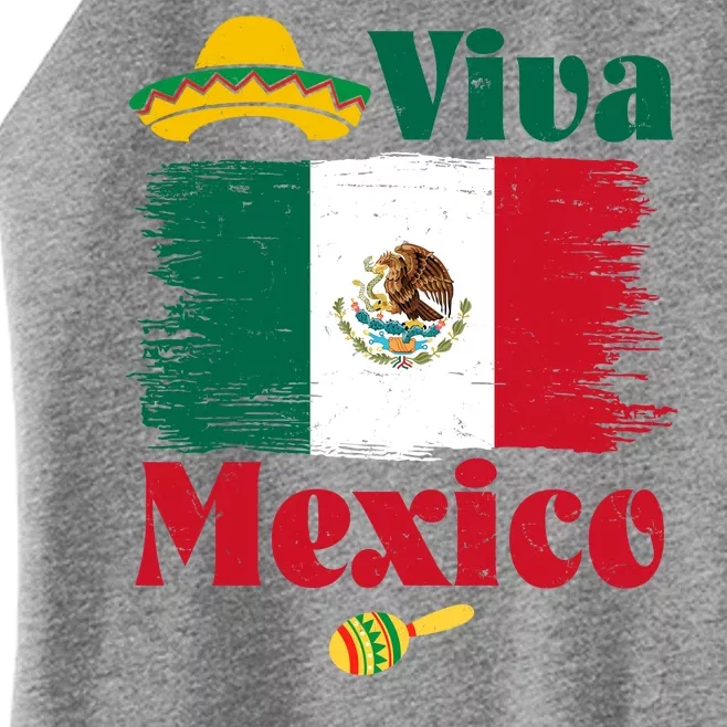 Viva Mexico Flag Mexican Independence Day Women’s Perfect Tri Rocker Tank