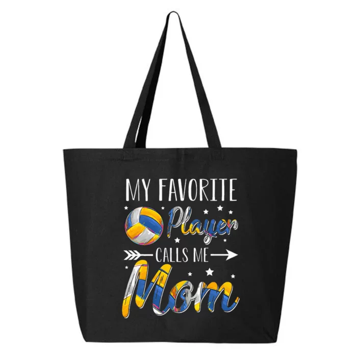 Volleyball My Favorite Player Calls Me Mom 25L Jumbo Tote