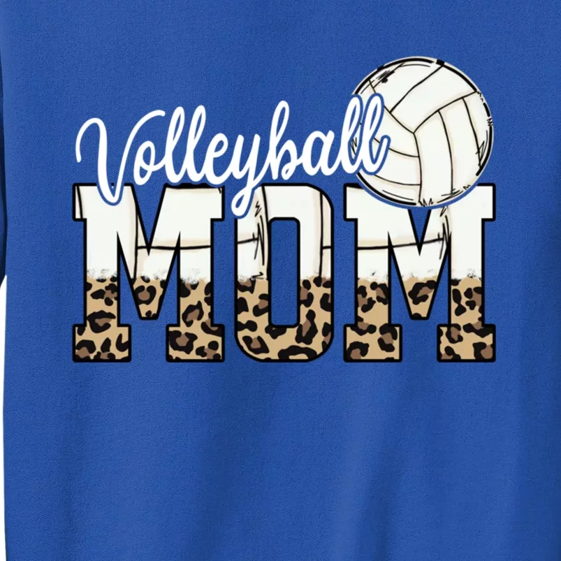 Volleyball Mom Funny Gift Funny Ball Mom Cute Letter Funny Gift Tall Sweatshirt