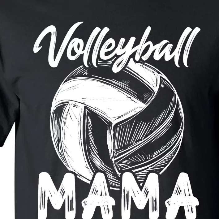 Volleyball Mama For Wo Family Matching Players Team Mom Tall T-Shirt