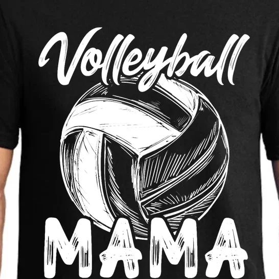 Volleyball Mama For Wo Family Matching Players Team Mom Pajama Set