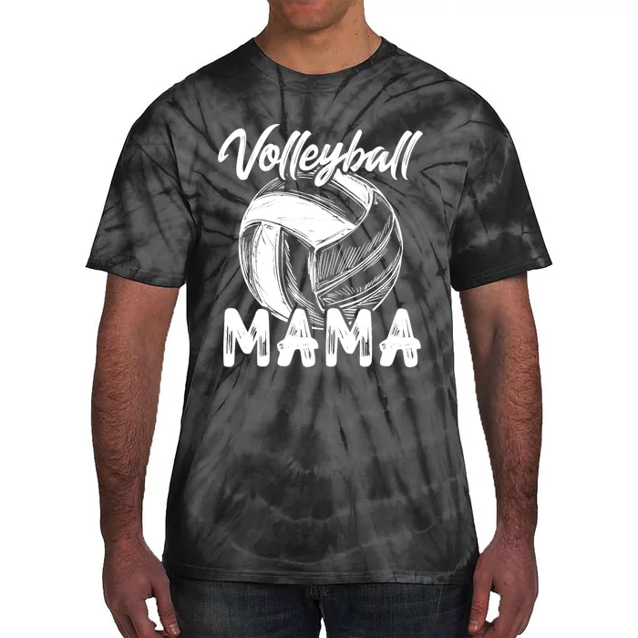 Volleyball Mama For Wo Family Matching Players Team Mom Tie-Dye T-Shirt