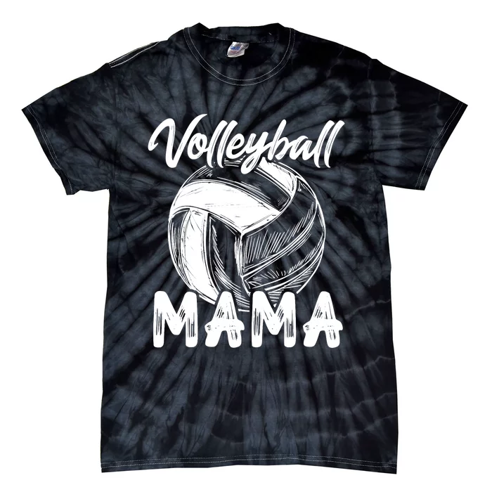 Volleyball Mama For Wo Family Matching Players Team Mom Tie-Dye T-Shirt