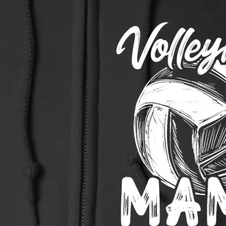 Volleyball Mama For Wo Family Matching Players Team Mom Full Zip Hoodie