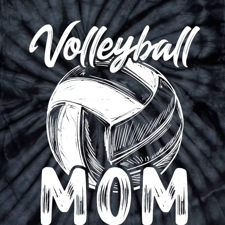 Volleyball Mom For Wo Family Matching Players Team Mommy Tie-Dye T-Shirt