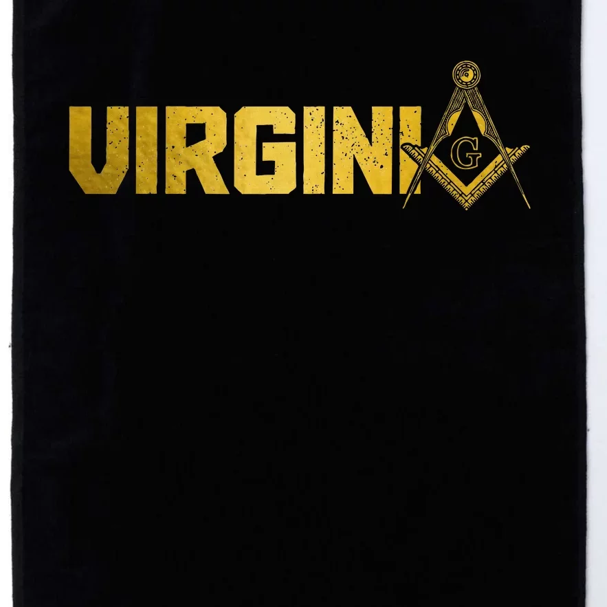 Virginia Mason Freemason Masonic Square Platinum Collection Golf Towel