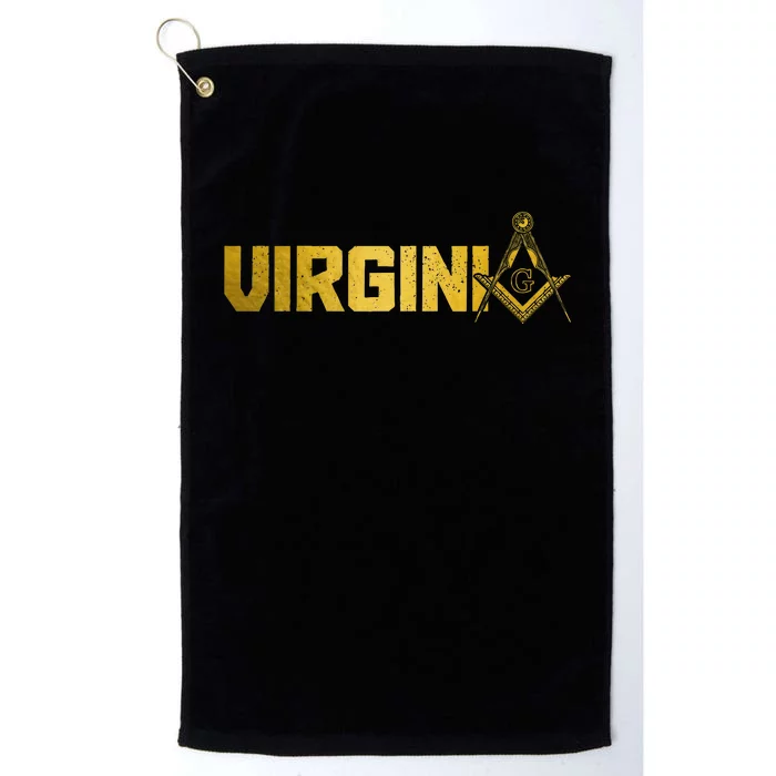 Virginia Mason Freemason Masonic Square Platinum Collection Golf Towel